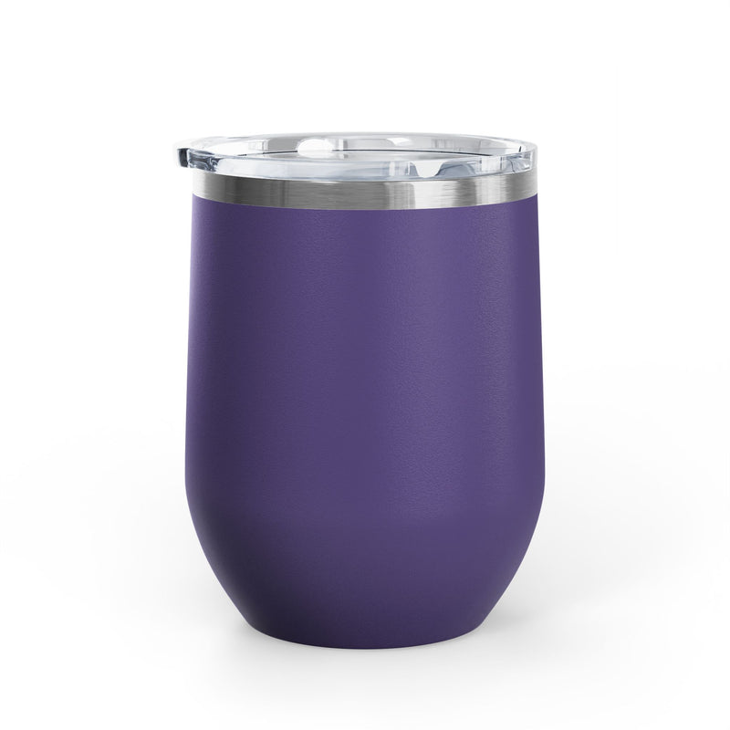 "Currently Uninstalling Anxiety" Sloth Insulated Wine Tumbler - Stainless Steel 12oz