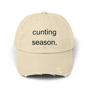 Distressed Hat - "Cunting Season" Sassy Baseball Cap