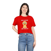 "Duck Around and Find Out" Crop Tee — Graphic T-shirt Top