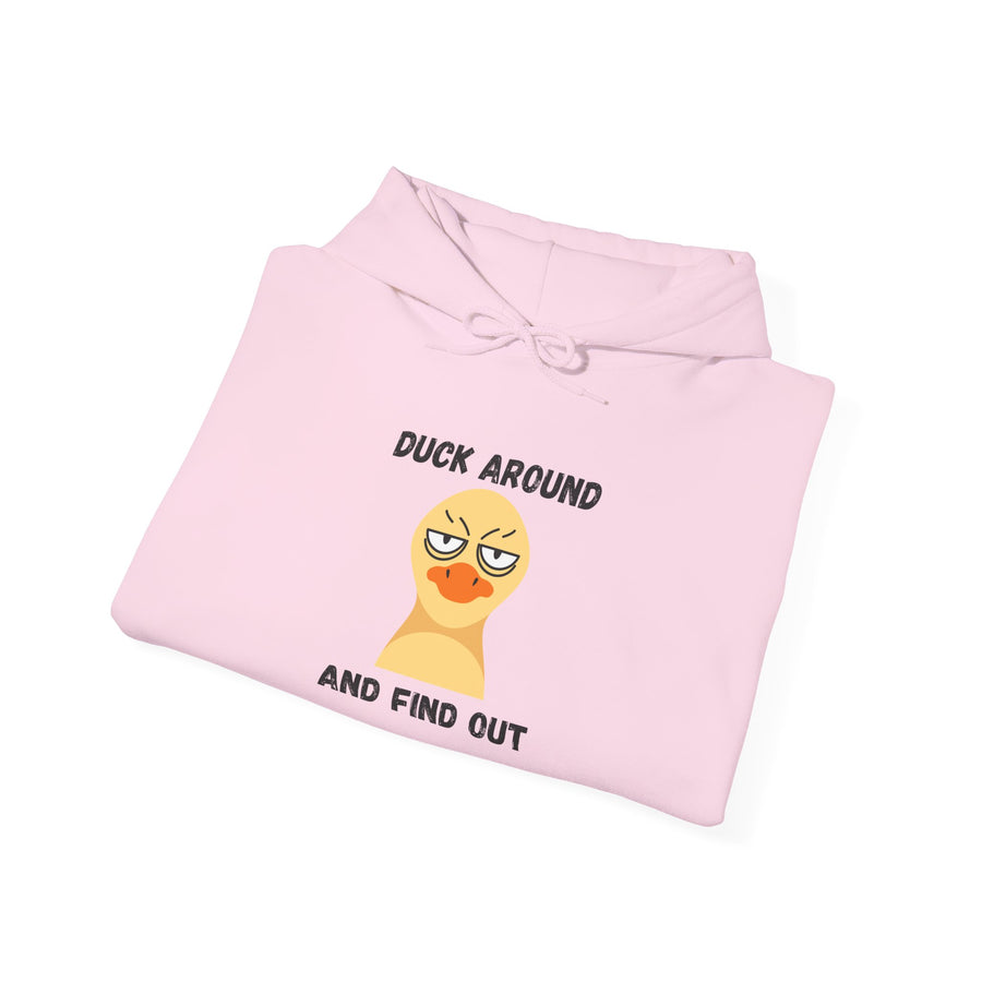 Graphic Hoodie "Duck Around and Find Out" — Hooded Sweatshirt