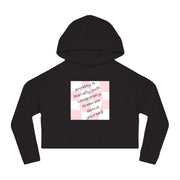 Anxiety Is - Women’s Cropped Hooded Sweatshirt