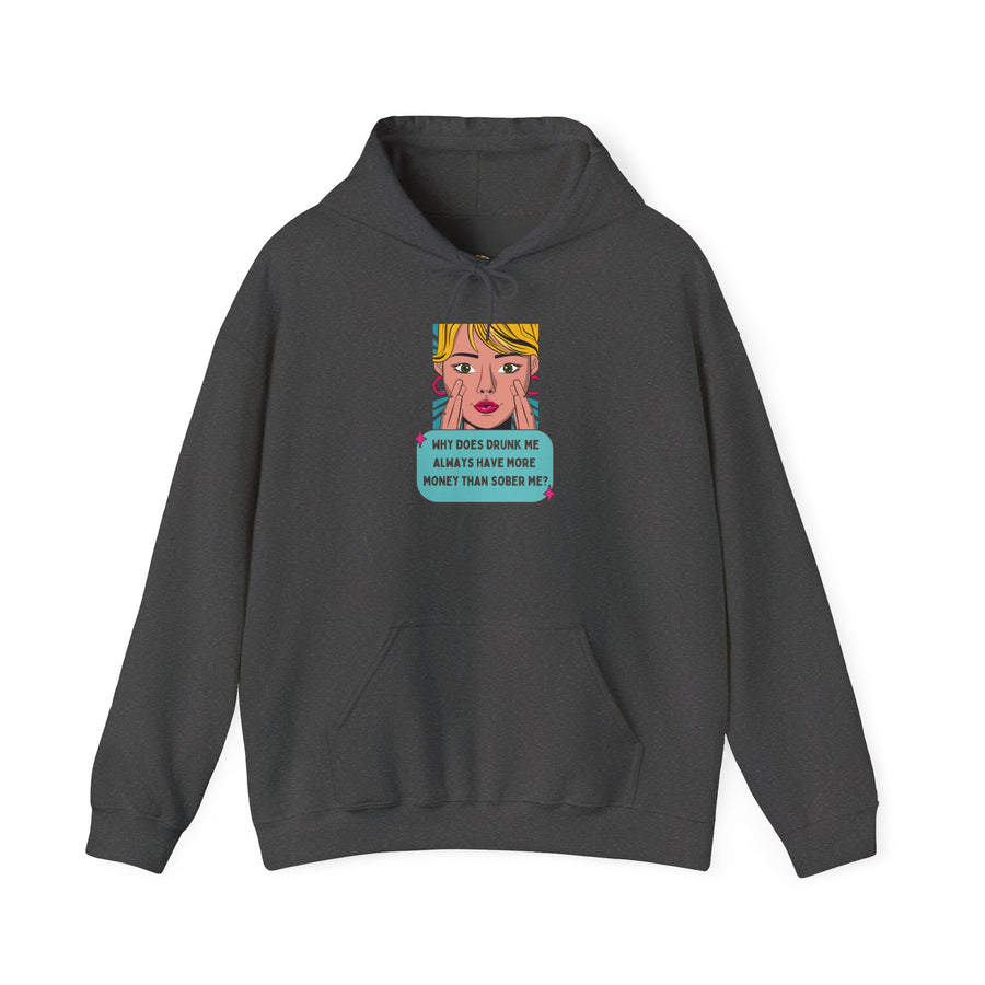 Pop Art Hoodie — Drunk Me Graphic Hooded Sweatshirt
