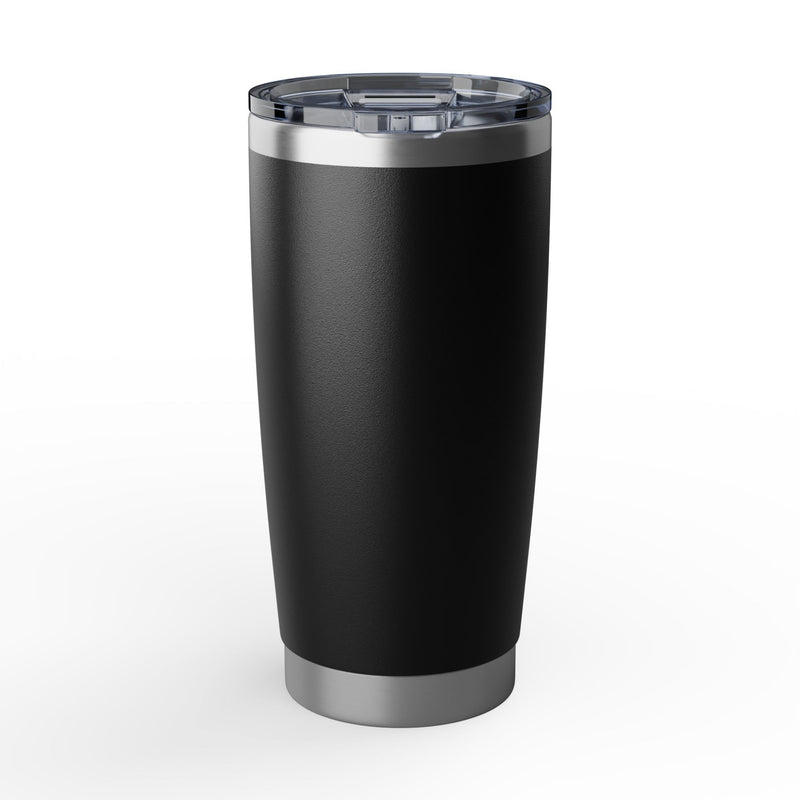 20oz Tumbler — 'Dead Inside' Purple Skull Flower Travel Mug