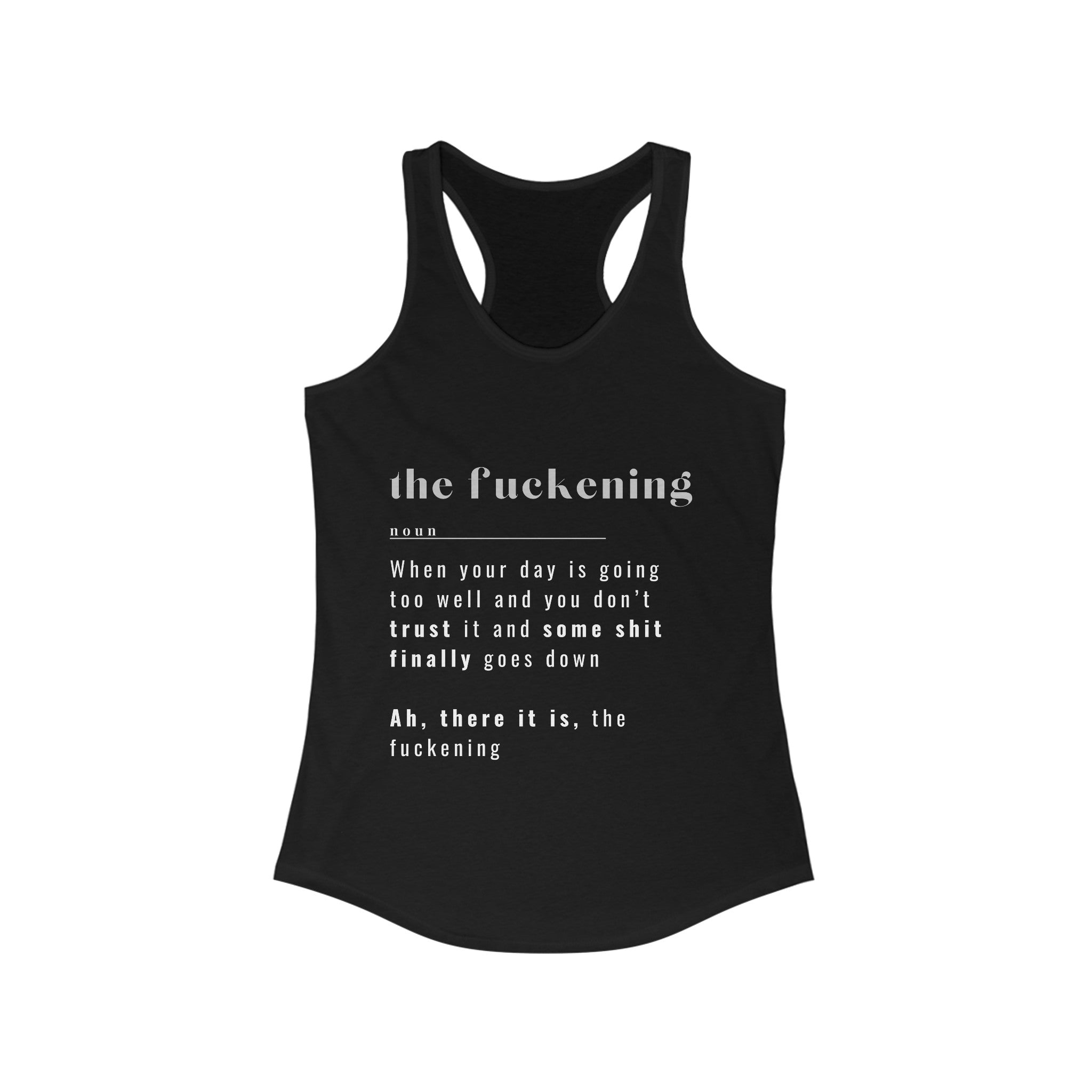 The Fuckening - Moms Say Bad Words - Women's Ideal Racerback Tank