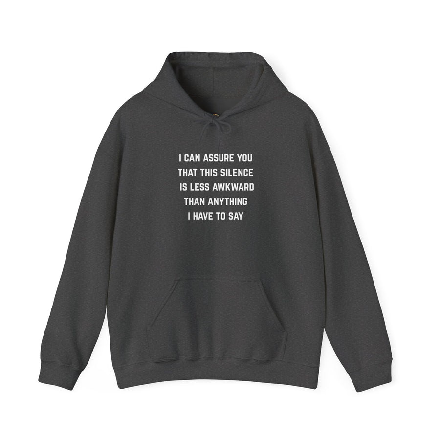 'Awkward Silence' Hoodie - Unisex Heavy Blend™ Hooded Sweatshirt