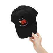 Baseball Hat - How Do I Uninstall Anxiety? Sloth Distressed Cap