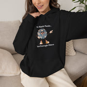 Retro Hoodie "Too Much Panic, Not Enough Disco" Hooded Sweatshirt