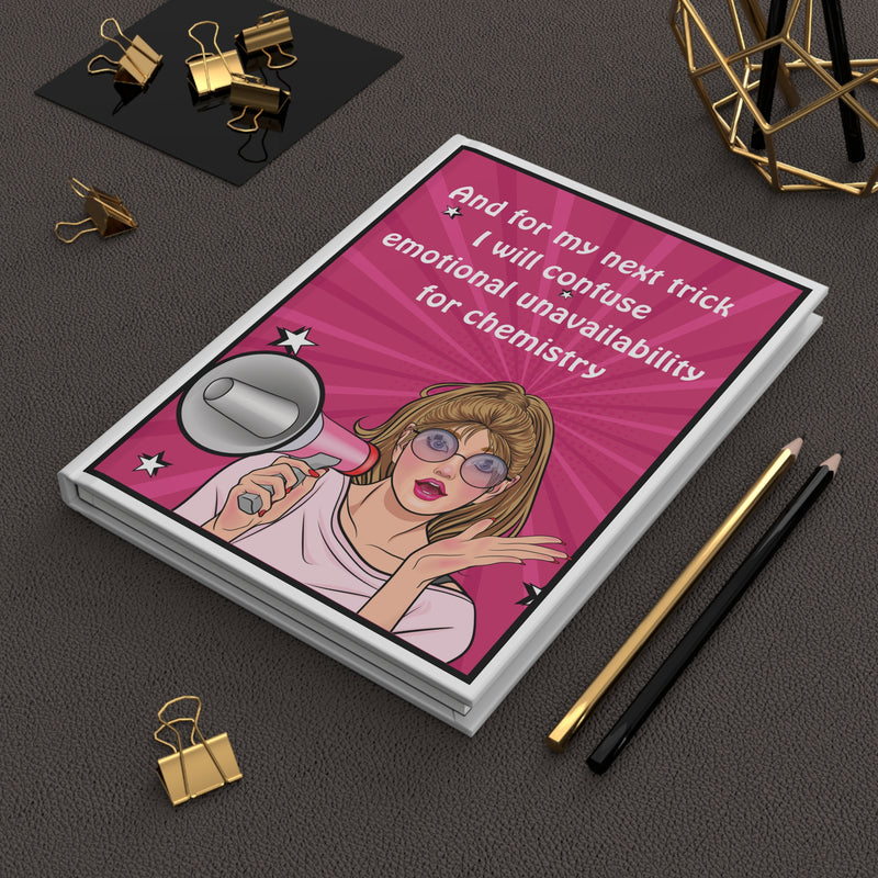 Pop Art Journal — “And for My Next Trick...” Hardcover Notebook