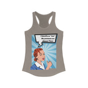 Identify as Late - Women's Ideal Racerback Tank