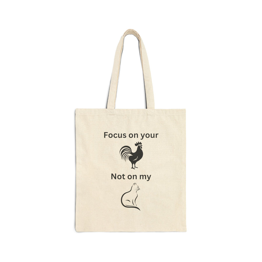 Focus On - Cotton Canvas Tote Bag