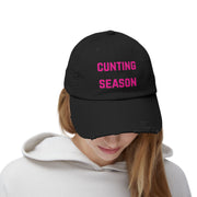 "Cunting Season" Distressed Cap