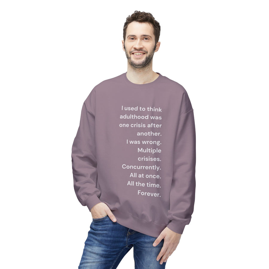 Adulthood - Unisex Midweight Softstyle Fleece Crewneck Sweatshirt