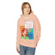 Return Policy On A Man - Unisex Lightweight Hooded Sweatshirt