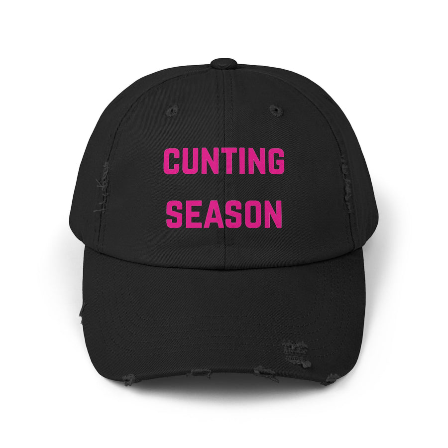 "Cunting Season" Distressed Cap