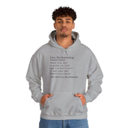 Graphic Hoodie — Minimalist 'the fuckening' Definition Hooded Sweatshirt