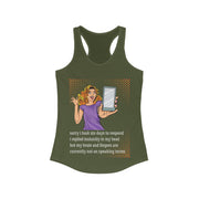 Message Delay - Women's Ideal Racerback Tank