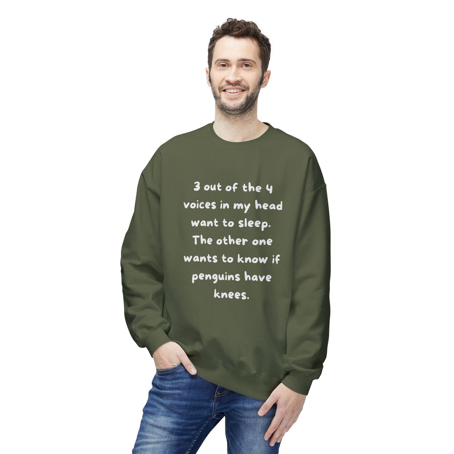 Voices - Unisex Midweight Softstyle Fleece Crewneck Sweatshirt