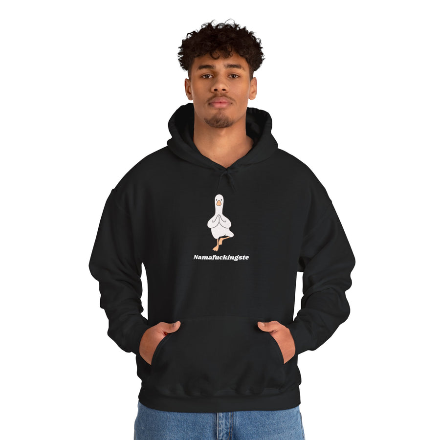 Yoga Goose Hoodie — Namafuckingste Graphic Hooded Sweatshirt