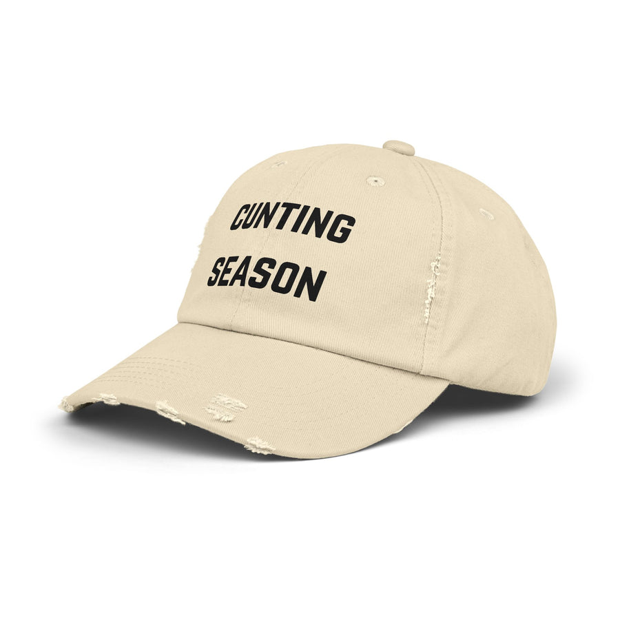 "Cunting Season" Distressed Cap