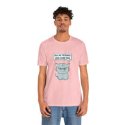 Sassy Cat Tee — "Tell Me To Smile One More Time" Graphic T-Shirt