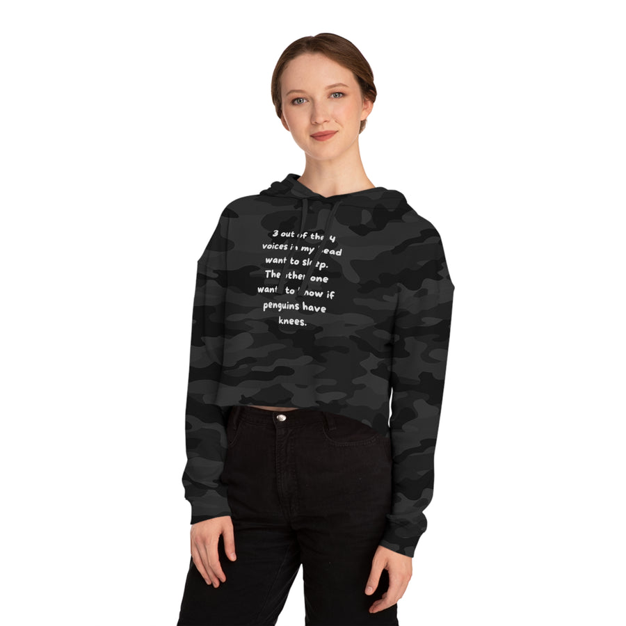 Voices - Cropped Hoodie