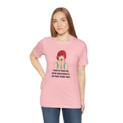 Pop Art Tee – "I Need to Teach My Facial Expressions to Use Their Inside Voice" Graphic T-Shirt