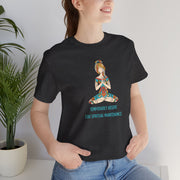 Meditation Tee — "Temporarily Absent for Spiritual Maintenance" Graphic T-Shirt