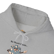 Retro Hoodie "Too Much Panic, Not Enough Disco" Hooded Sweatshirt