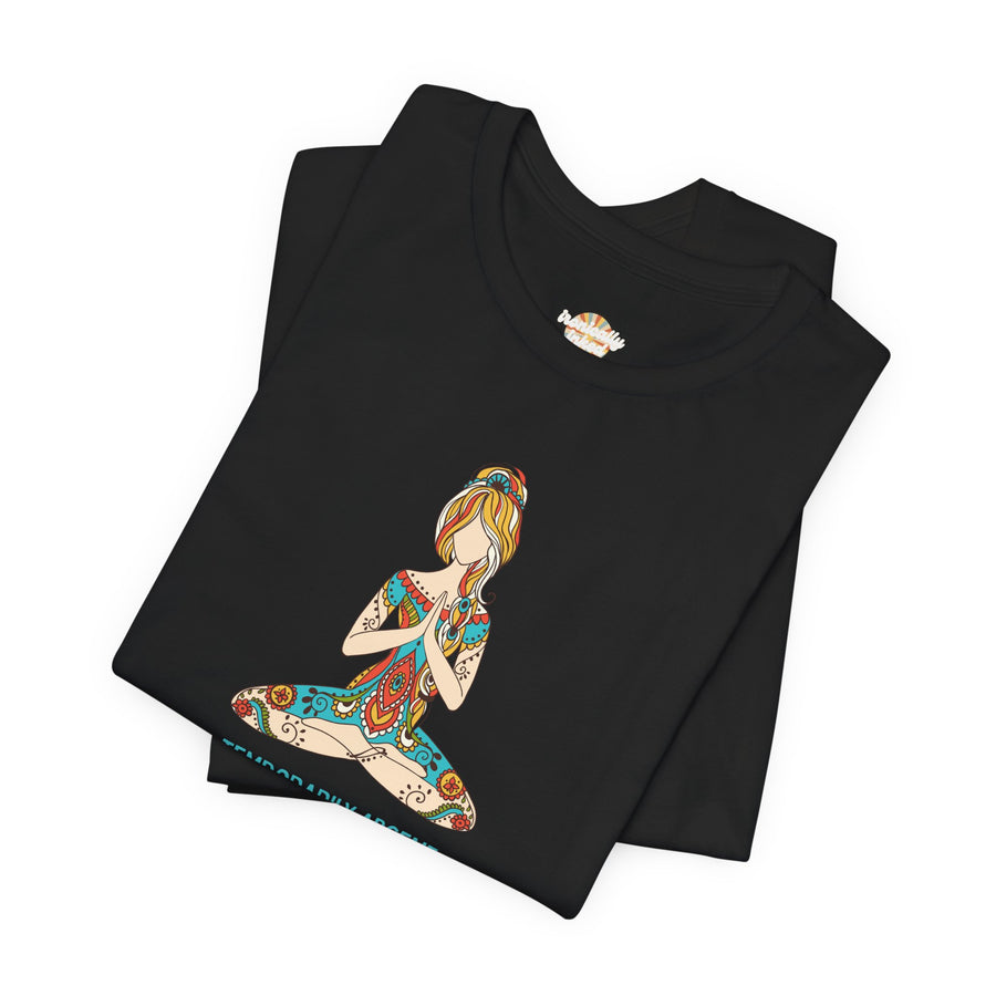 Meditation Tee — "Temporarily Absent for Spiritual Maintenance" Graphic T-Shirt