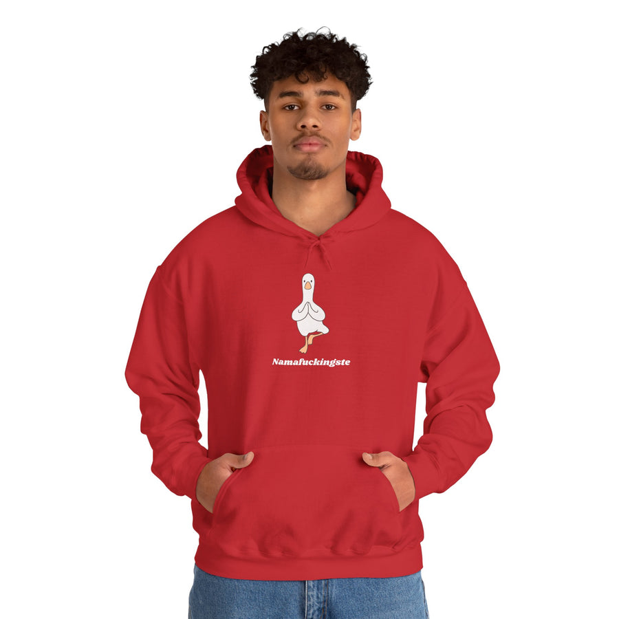Yoga Goose Hoodie — Namafuckingste Graphic Hooded Sweatshirt