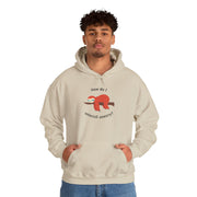 Graphic Sloth Hoodie — “How Do I Uninstall Anxiety?” Mental Health Hooded Sweatshirt