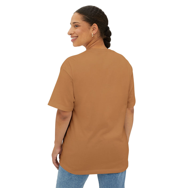 Graphic Boxy Tee — "serve cunt. don't be one." Minimalist Text Statement Shirt