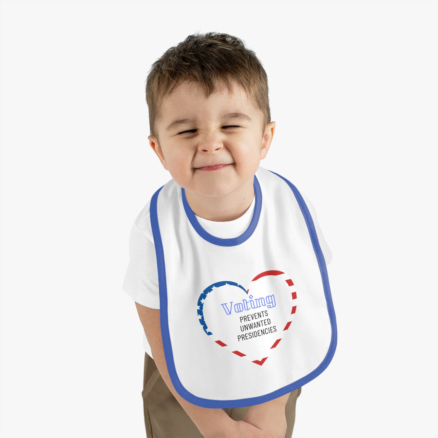 Unwanted Presidencies - Baby Contrast Trim Jersey Bib