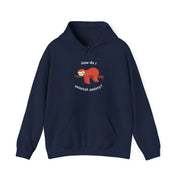 Graphic Sloth Hoodie — “How Do I Uninstall Anxiety?” Mental Health Hooded Sweatshirt