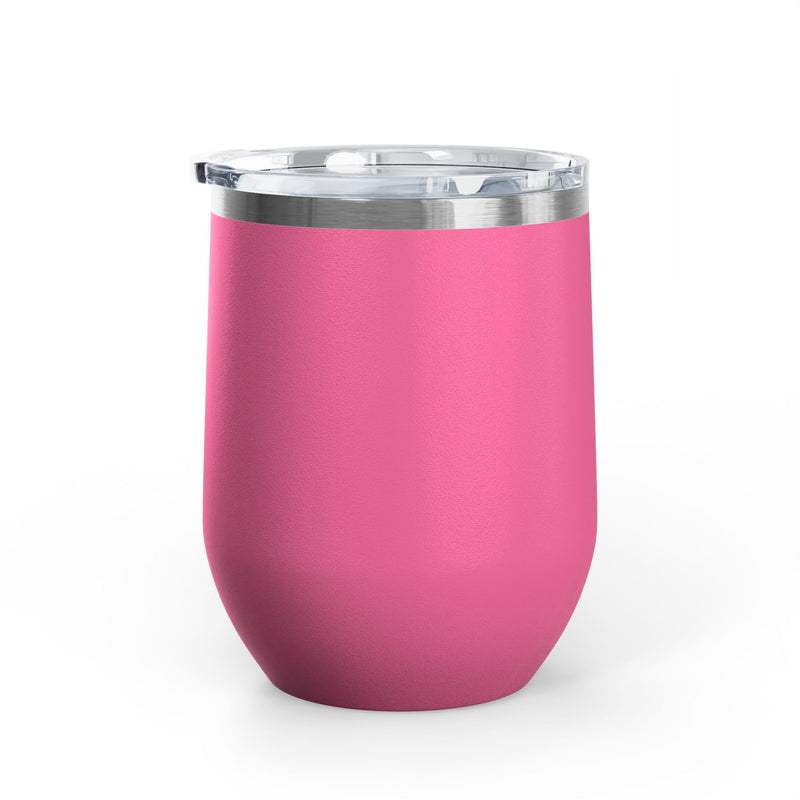 "Responsible Adult"Retro Pop Art Insulated Wine Tumbler - Stainless Steel 12oz