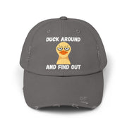 Baseball Hat "Duck Around and Find Out" Distressed Cap