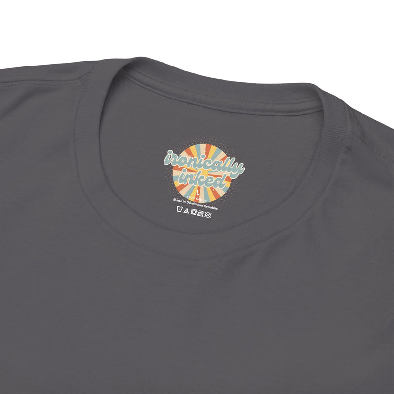Graphic Tee — “live, laugh, love” Crossed Out, “don’t be a cunt.”