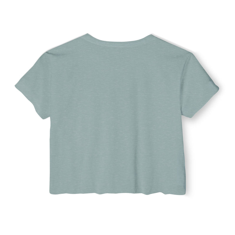 Crop Top — Pop Art "I Need to Teach My Facial Expressions to Use Their Inside Voice" Festival Tee