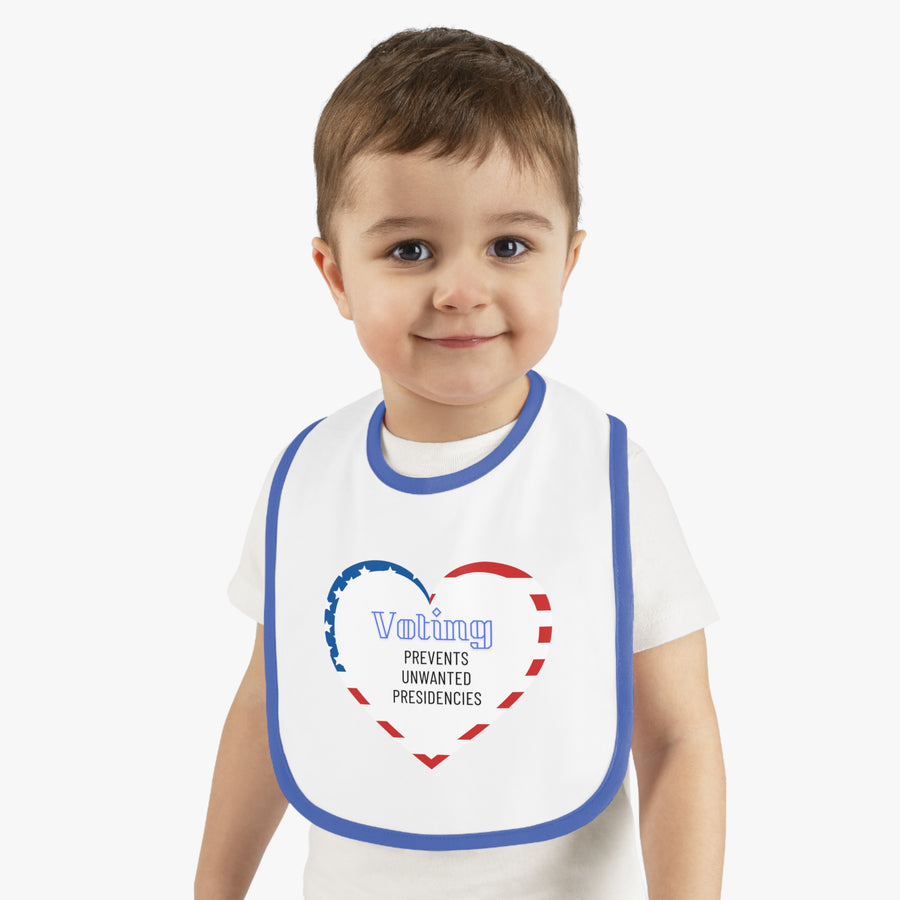 Unwanted Presidencies - Baby Contrast Trim Jersey Bib