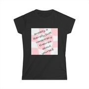 Anxiety is... - Women's Softstyle Tee