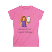 Message Delay - Women's Softstyle Tee