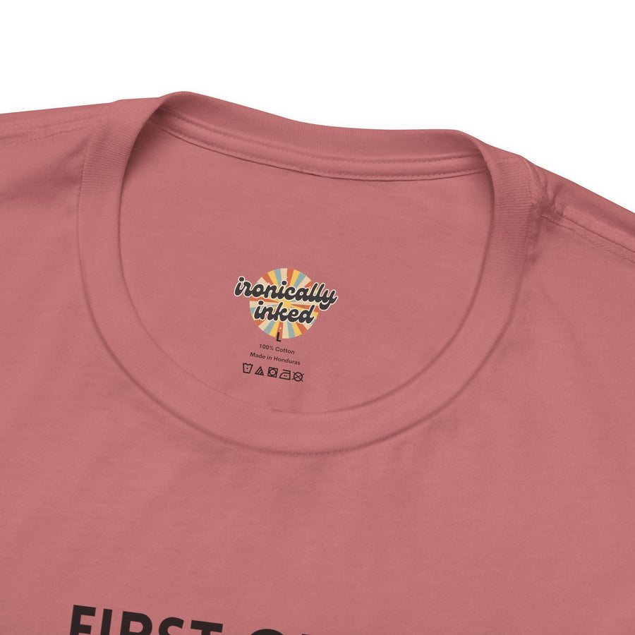 Graphic Tee — "First of All I Am a Fucking Delight" Angry Cat T-Shirt