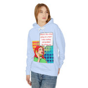 Return Policy On A Man - Unisex Lightweight Hooded Sweatshirt