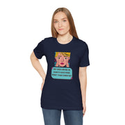 Pop Art Graphic Tee — “Why Does Drunk Me Always Have More Money Than Sober Me?” T-Shirt
