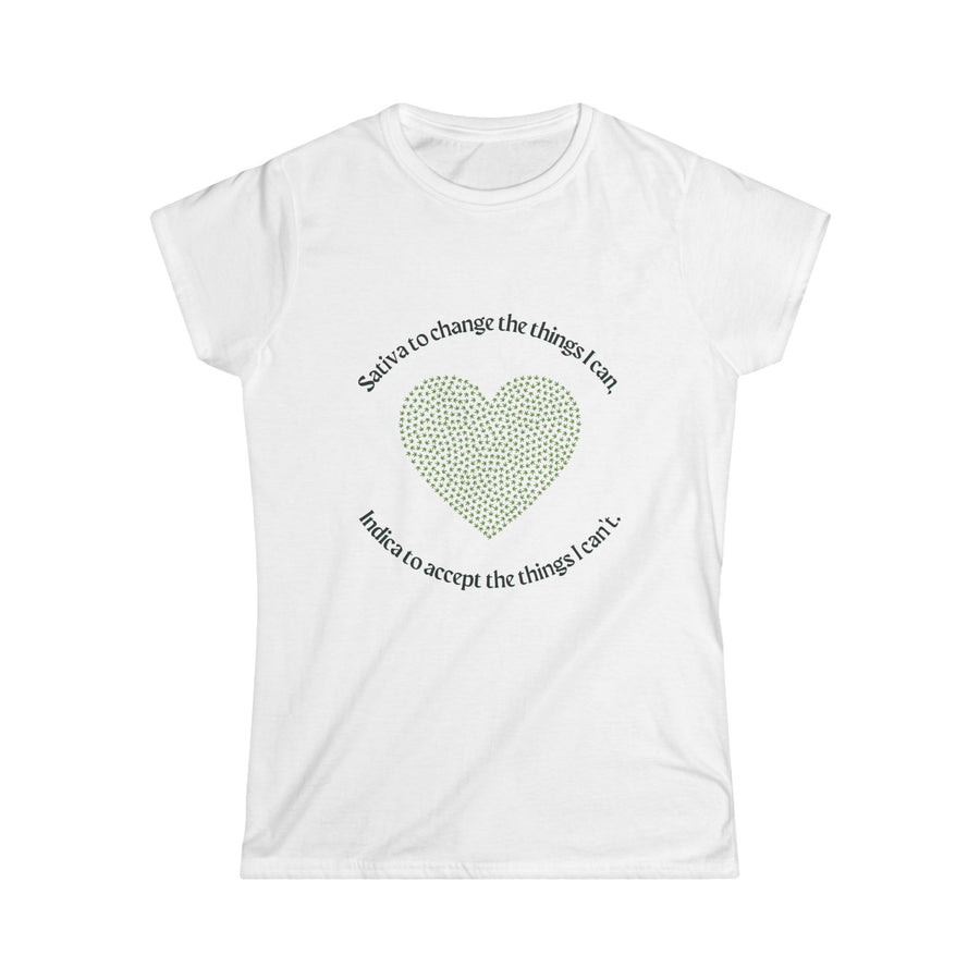 420 Serenity Prayer... - Womens SoftStyle Tee