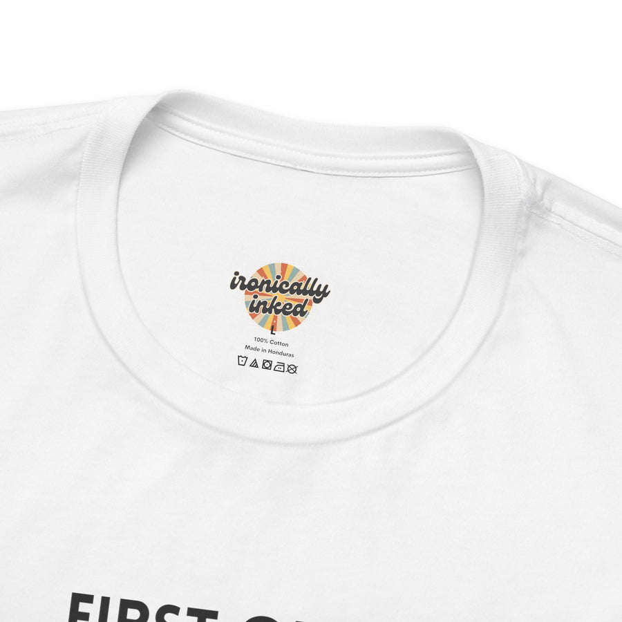 Graphic Tee — "First of All I Am a Fucking Delight" Angry Cat T-Shirt