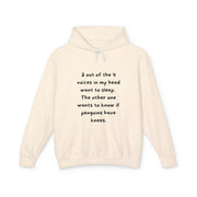 Voices - Unisex Lightweight Hooded Sweatshirt