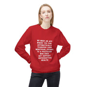 Transfer Menstrual Cramps - Unisex Midweight Softstyle Fleece Crewneck Sweatshirt