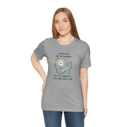 Graphic T‑Shirt — 'I Knew Who I Was This Morning'  Wonderland Quote Tee