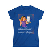 Message Delay - Women's Softstyle Tee